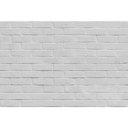 Wall covering - White brick 