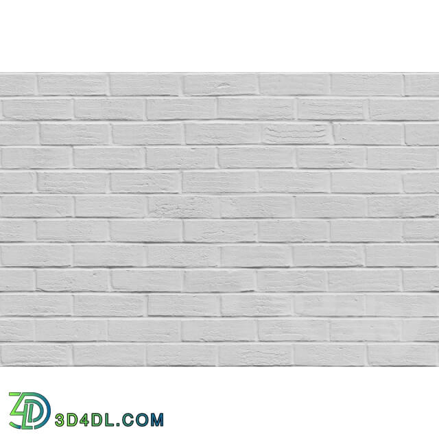 Wall covering - White brick