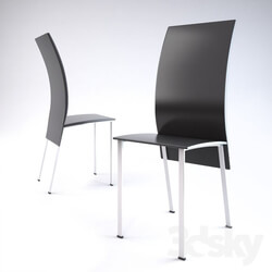 Chair - Black Metal Chair 