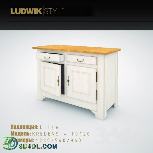 Sideboard _ Chest of drawer - KREDENS - T0120