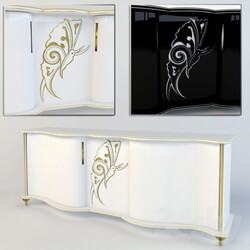 Sideboard _ Chest of drawer - Commode _Butterfly_ 