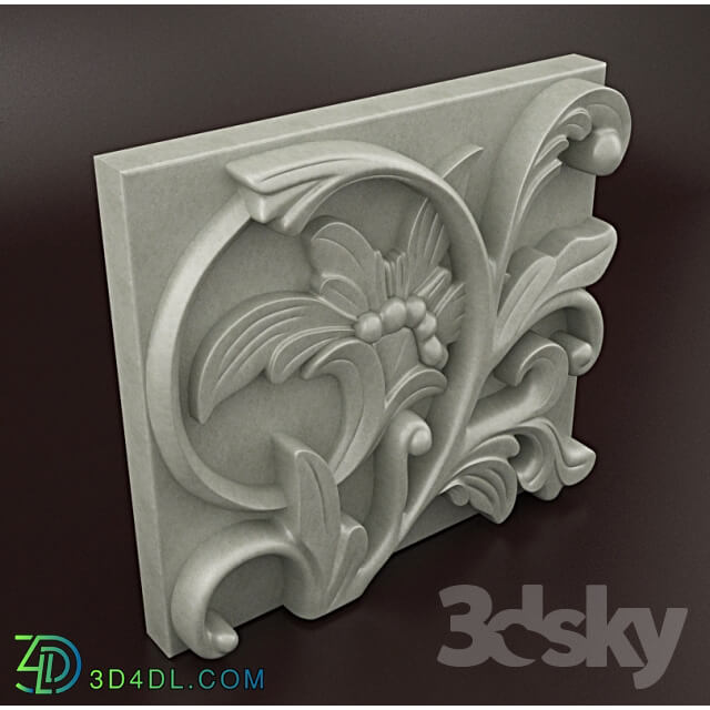 Decorative plaster - carving02