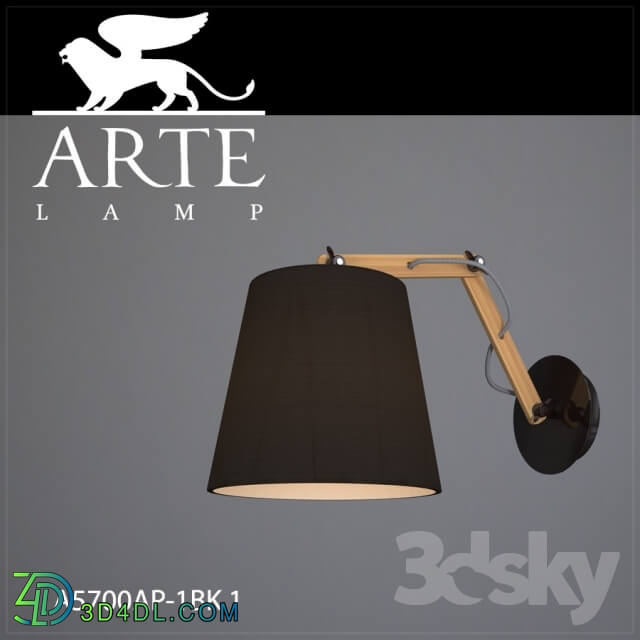 Wall light - Bra ArteLamp A5700AP-1BK