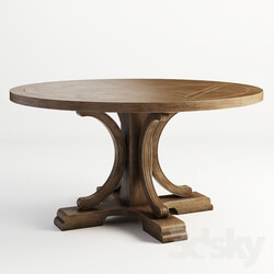 Table - GRAMERCY HOME - ALFORD ROUND TABLE 301.009-2N7 