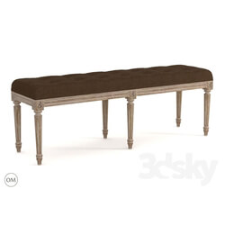 Other soft seating - French louis bench 7801-0008 a0008 