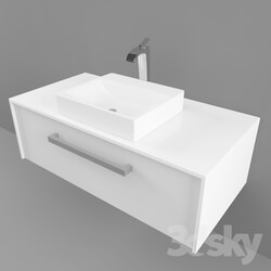 Wash basin - white sink 