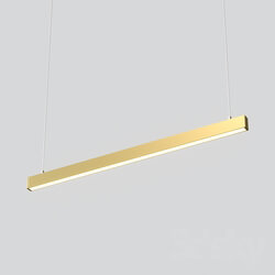 Ceiling light - Gold profile LED lamp 36 _ 67 mm Novosvet 