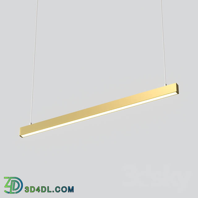 Ceiling light - Gold profile LED lamp 36 _ 67 mm Novosvet
