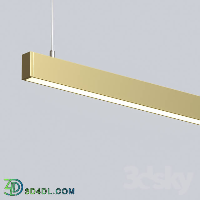 Ceiling light - Gold profile LED lamp 36 _ 67 mm Novosvet