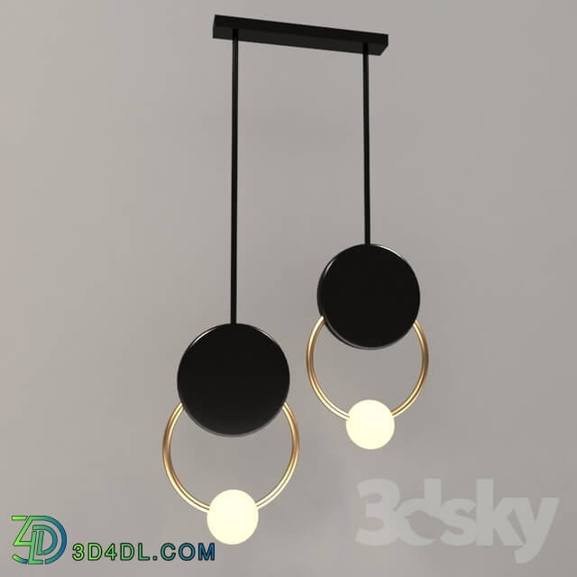 Ceiling light - Gold Ring Ceiling Light