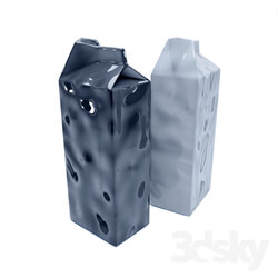 Vase - Vase milk package 