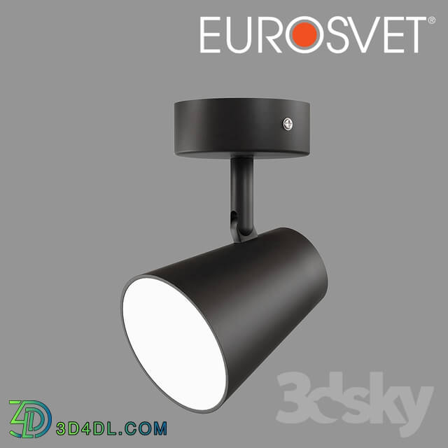 Ceiling light - OM LED Wall Light Elektrostandard DLR025 Matt Black