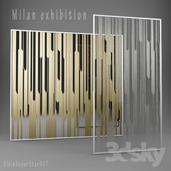 Doors - stained-glass window _ stained Milan exhibition 