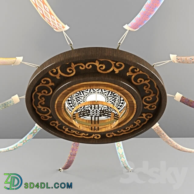 Ceiling light - Chandelier in ethnic style