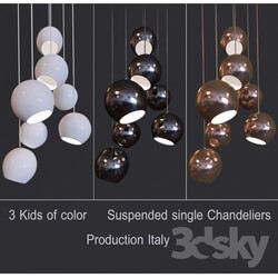 Ceiling light - 3 Kids of color Pendant Lights 