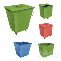 Other architectural elements - Bins for MSW 