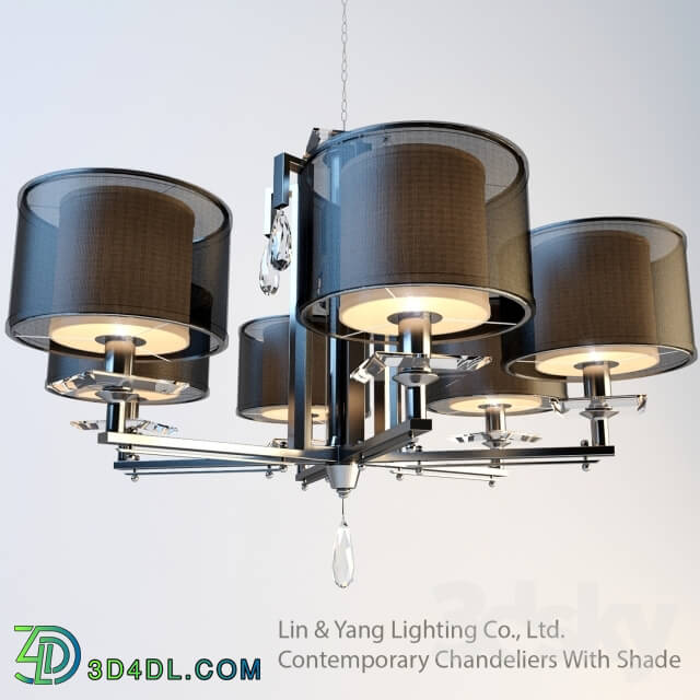 Ceiling light - Contemporary Chandeliers With Shade Lin _amp_ Yang Lighting Co._ Ltd.