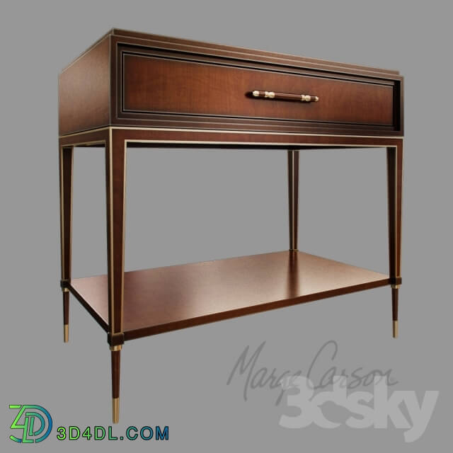 Sideboard _ Chest of drawer - Bedside table Marge Carson MLB12-2 Malibu Nightstand