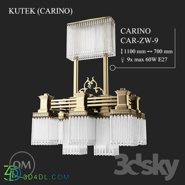 Ceiling light - KUTEK _CARINO_ CAR-ZW-9