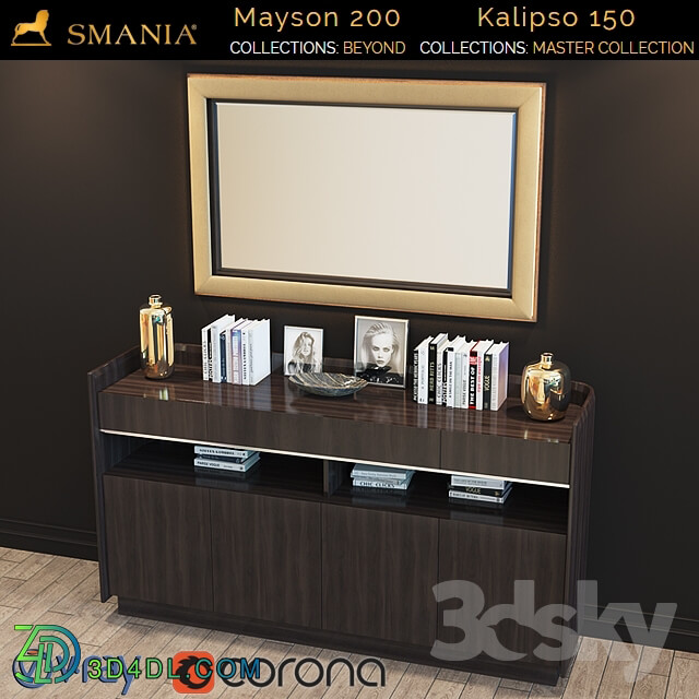 Sideboard _ Chest of drawer - SMANIA Mayson 200_ Kalipso 150