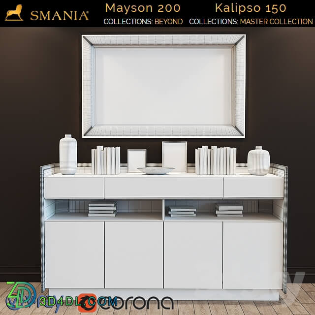 Sideboard _ Chest of drawer - SMANIA Mayson 200_ Kalipso 150