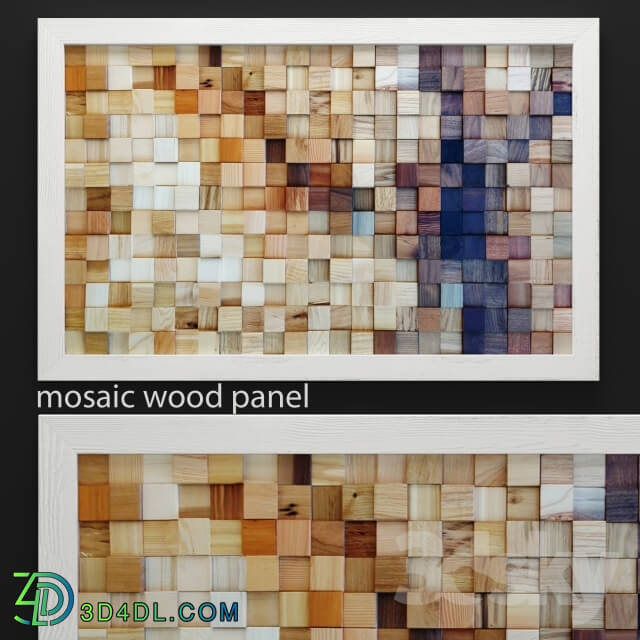 Other decorative objects - mosaic wood panel