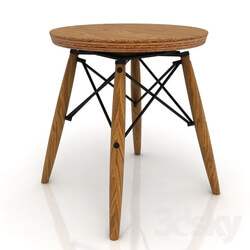 Table - Charles Eames table _ stool 