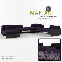 Sofa - I 4 Mariani - Brick Sectional Sofa 