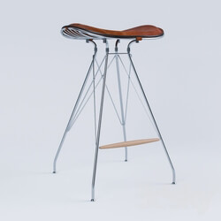 Chair - Wire Bar Stool by Overgaard _amp_ Dyrman 