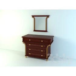 Sideboard _ Chest of drawer - belloni tallboy _ mirror 