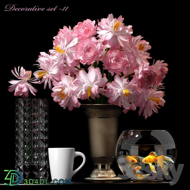 Decorative set - FLOWER SET 11