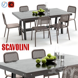 Table _ Chair - Scavolini Misfit and Nizza 