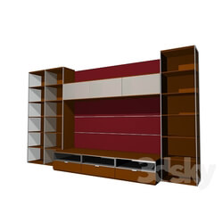 Wardrobe _ Display cabinets - Storage system _wall_ 