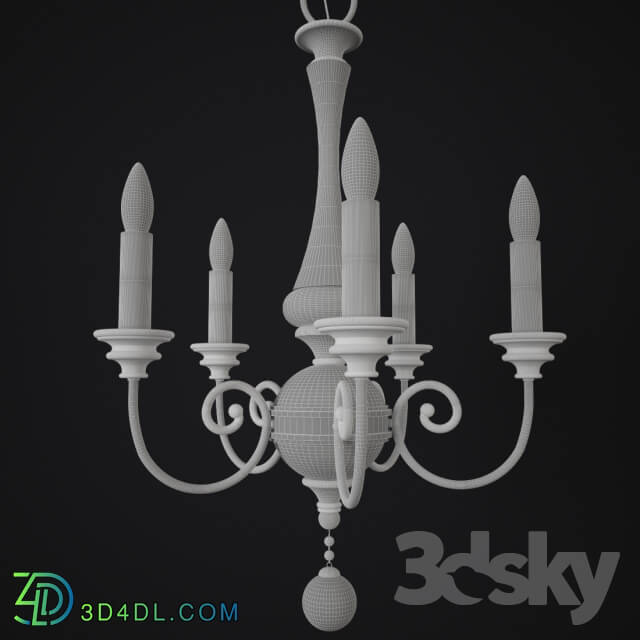 Ceiling light - Kichler Lighting _ Rosalie Collection _ Rosalie 5 Light Mini Chandelier