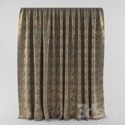 Curtain - Classic gold curtain 