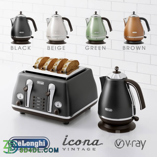 Kitchen appliance - Delonghi Vintage Icona Collection