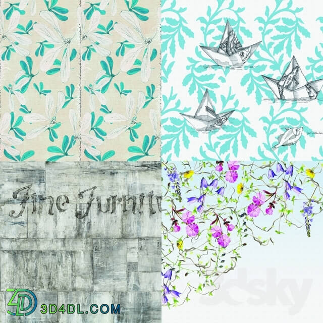 Wall covering - Wall_deco - Contemporary Wallpaper Pack 25