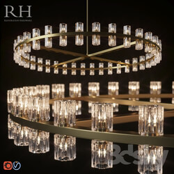 Ceiling light - RH ARCACHON ROUND CHANDELIER 60 _ 