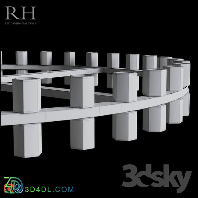 Ceiling light - RH ARCACHON ROUND CHANDELIER 60 _