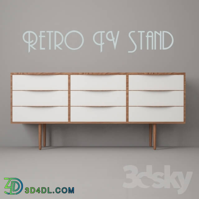 Sideboard _ Chest of drawer - Retro TV Stand N2 _ TV Stand