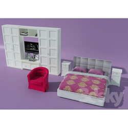 Bed - Set of furniture for Ikea bedrooms 
