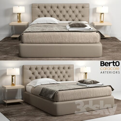 Bed - Berto_Tribeca _ Caracole_Blink of an eye _ Arteriors_Gloria lamp 