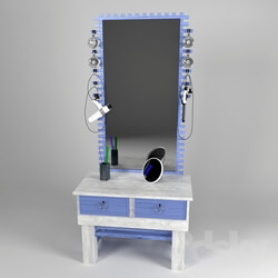 Beauty salon - Console and mirror 