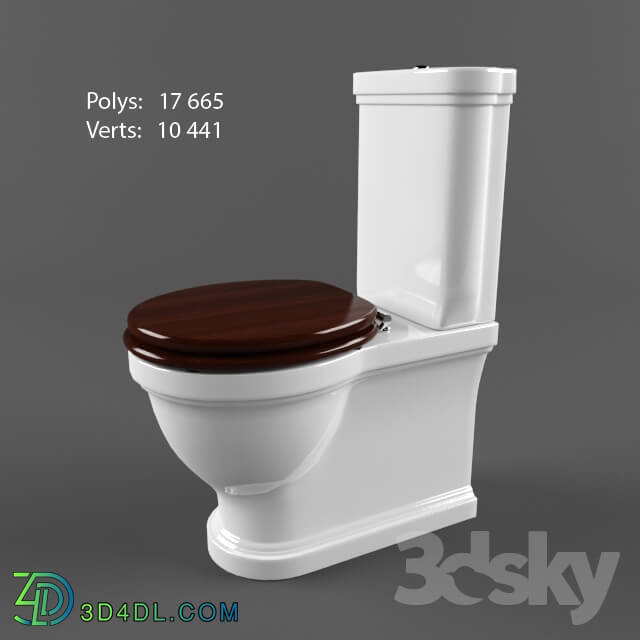 Toilet and Bidet - Galassia Ethos 8441