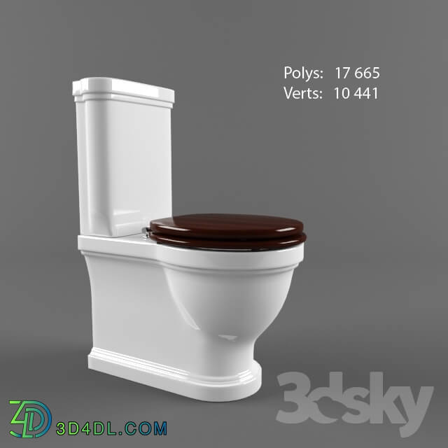 Toilet and Bidet - Galassia Ethos 8441