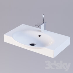 Wash basin - Sanita Luxe Infinity 65 washbasin 