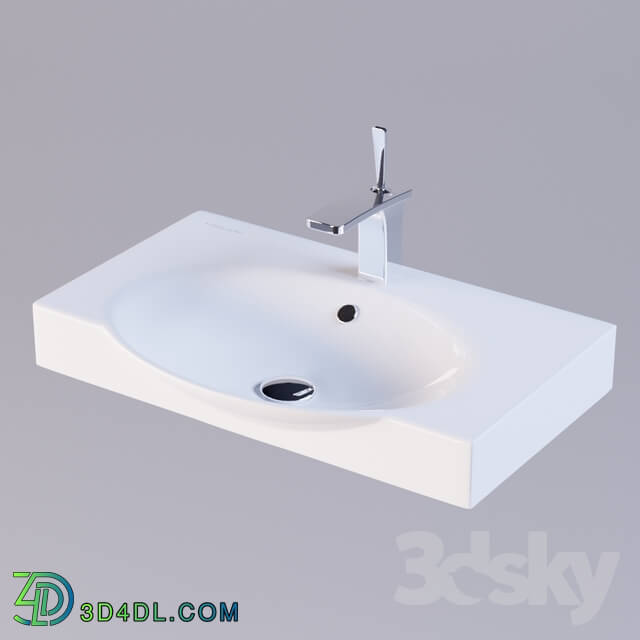 Wash basin - Sanita Luxe Infinity 65 washbasin