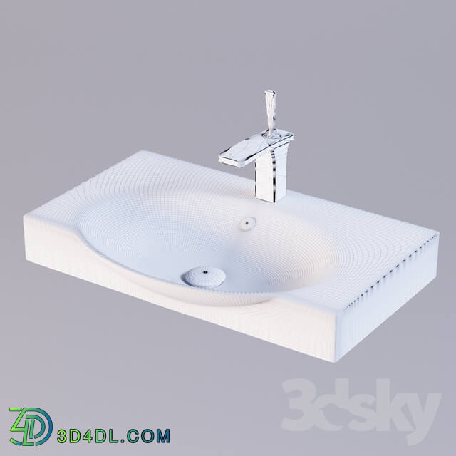 Wash basin - Sanita Luxe Infinity 65 washbasin