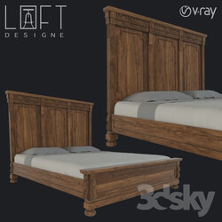 Bed - Bed LoftDesigne 063 model 