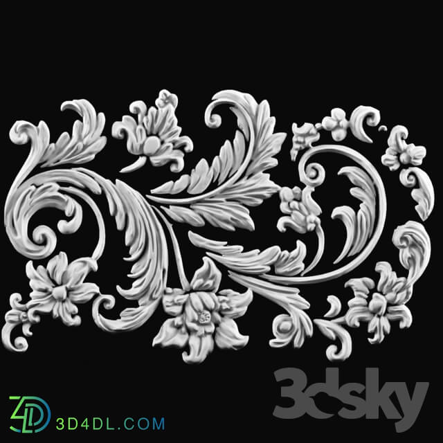 Decorative plaster - ornament